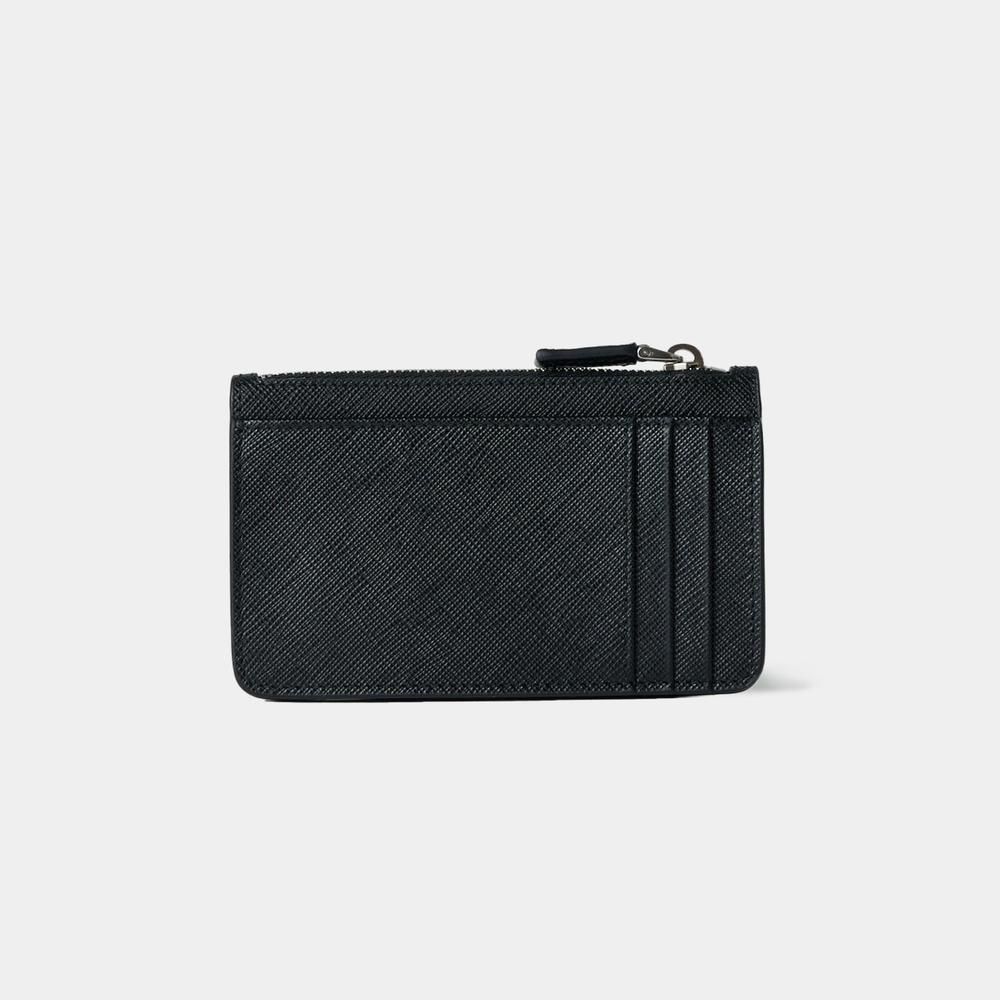 PRADA＊サフィアーノレザー ジッパー カードホルダー (PRADA/カード