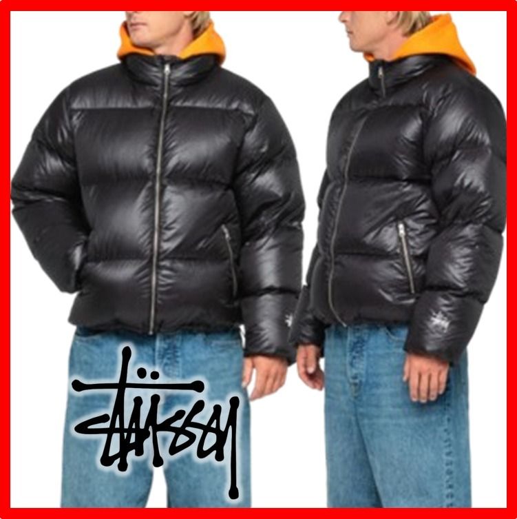 ☆【Stussy】☆DOWN PUFFER PARACHUTE RIPSTOP☆CHARCOAL☆ (STUSSY