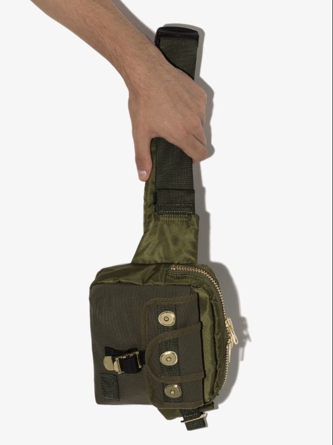 sacai x PORTER ウエストバッグ BODY PACK クロスボディ バッグ (sacai