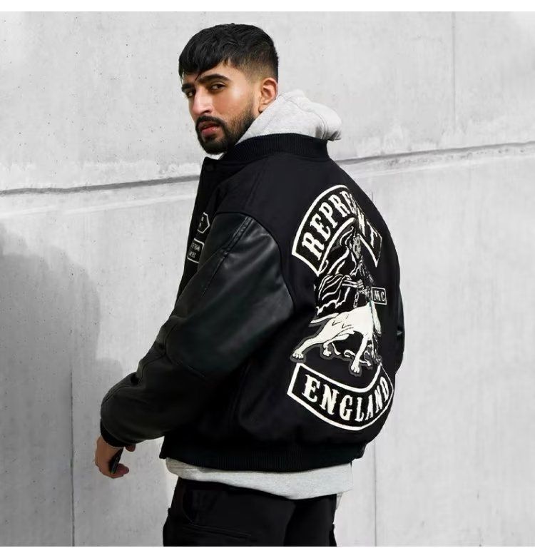 物*り様 Cootie スタジャン L 黒・白 アメカジ・バイカー Cootie