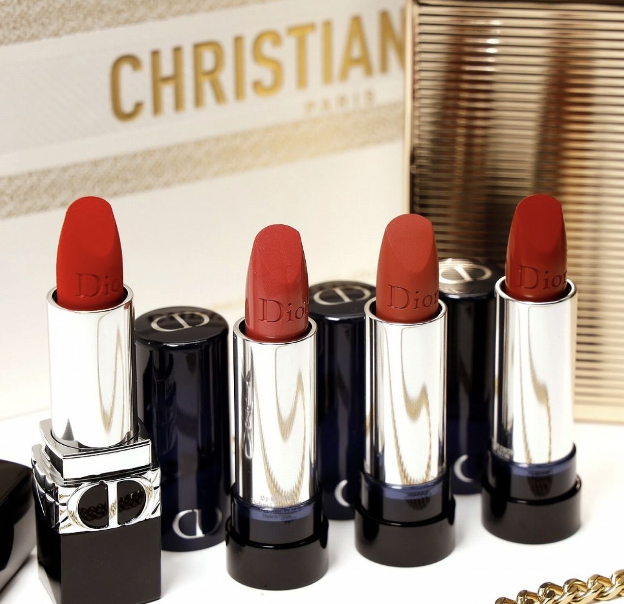 Diorディオール チェーンバッグ+口紅4本 豪華セット ギフト最適 (Dior