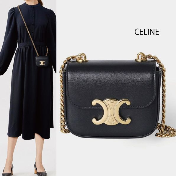 CELINE】MINI CHAIN CLAUDE ショルダーバッグ (CELINE/ショルダー