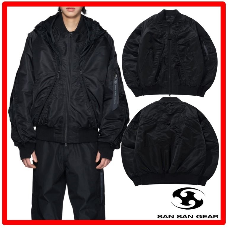 ☆SAN SAN GEAR X ALPHA INDUSTRIES MA-1 FLIGHT JACKE.T☆ (San San