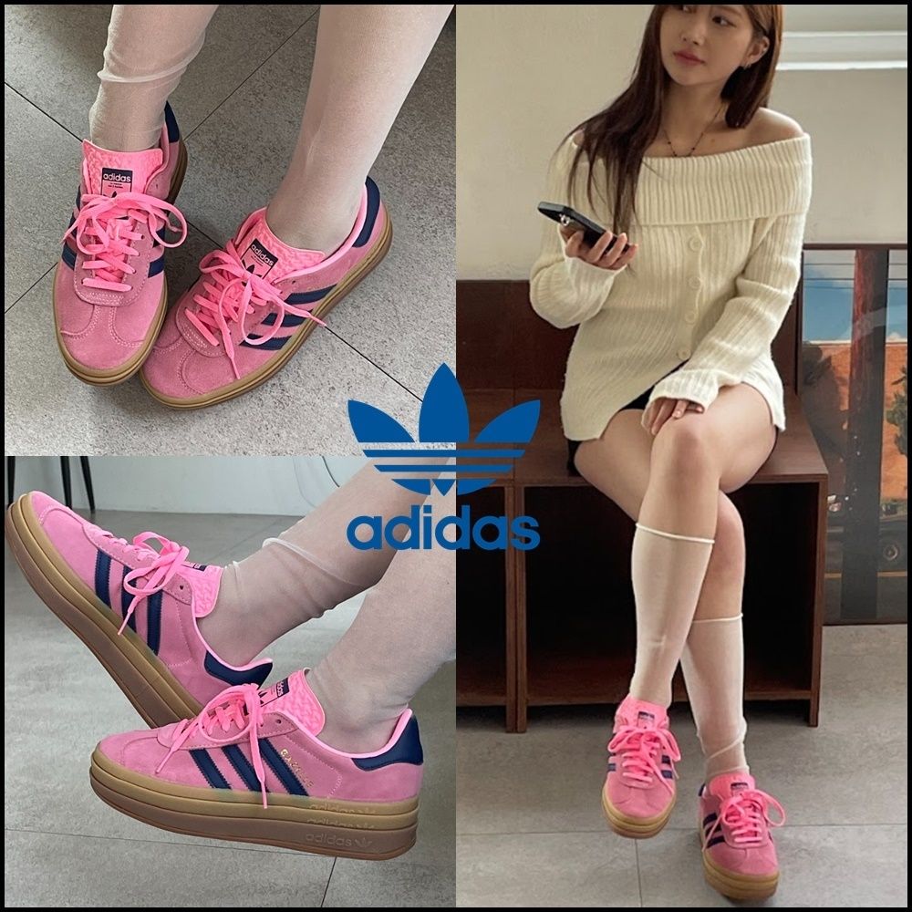 ADIDAS【送料込】大人気☆Gazelle Bold Pink Glow Victory Blue
