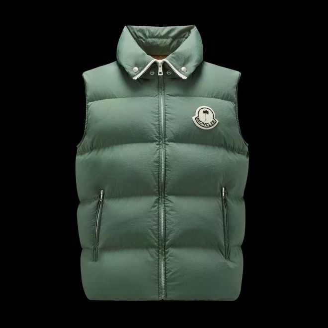 MONCLER】RODMAR ダウンベスト Palm Angels ナイロン グリーン
