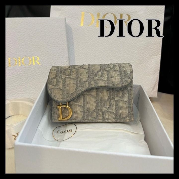DIOR】SADDLE フラップ カードホルダー (Dior/カードケース・名刺入れ
