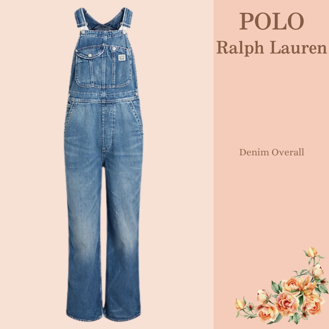 最新作！【POLO RALPH LAUREN】古着風 デニム オーバーオール (POLO