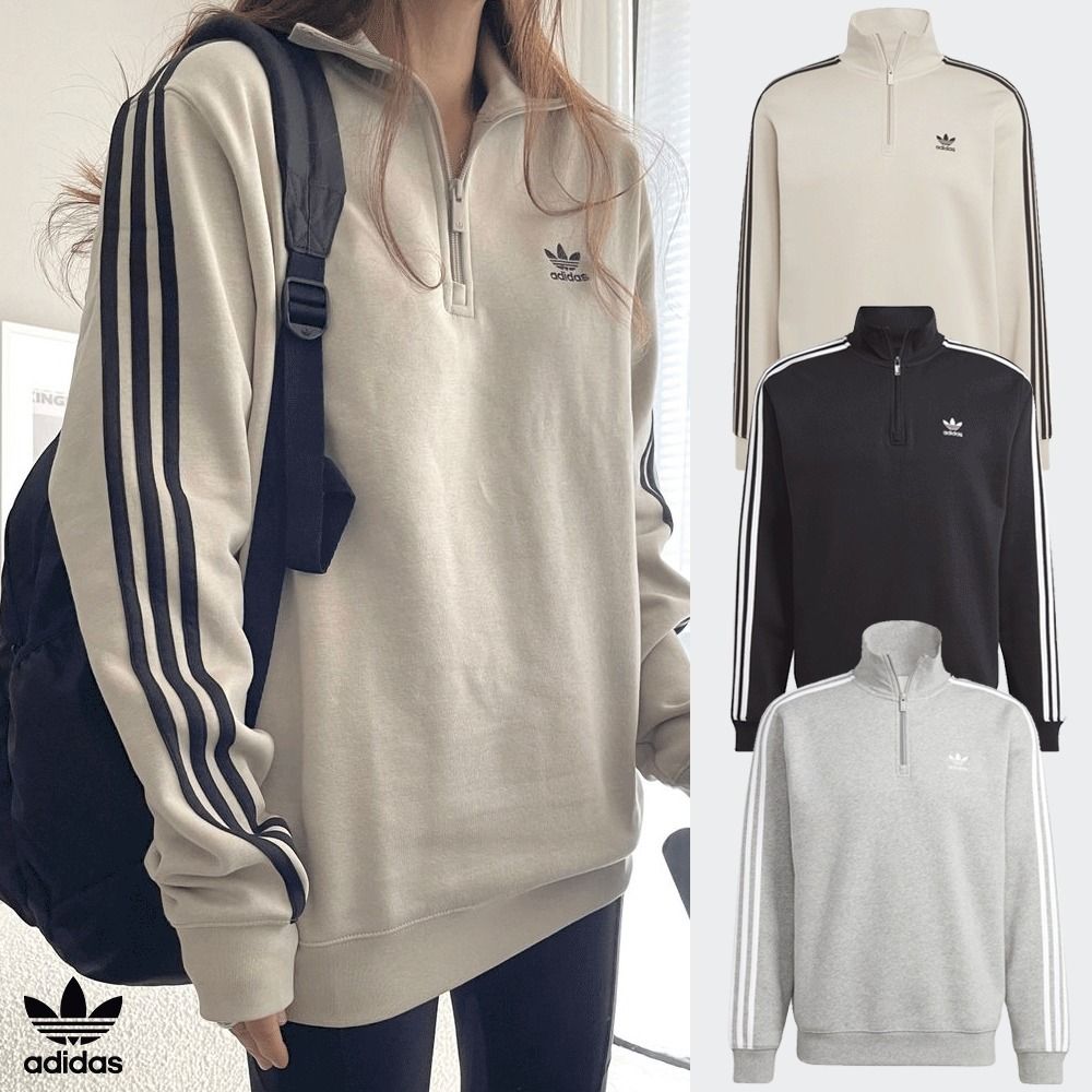 ADIDAS ORIGINALS】☆ADICOLOR CLASSIC 3S HALF ZIP☆正規品☆ (adidas