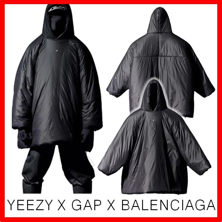 ☆韓国の人気☆Yeezy Gap Balenciaga T-Cut Puffer パーカー☆ (GAP