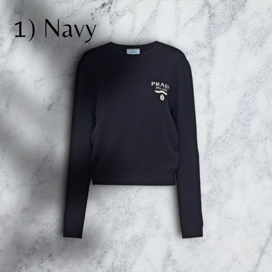 PRADA＊Cashmere and silk カシミヤ＆シルクセーター＊送料込 (PRADA