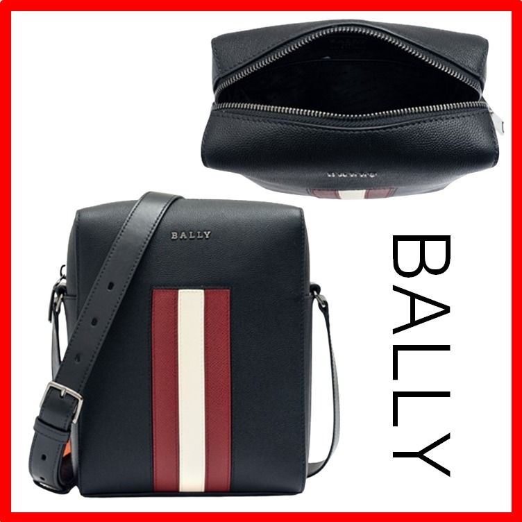 ☆韓国の人気☆【BALLY】☆BALLY レザークロスボディバッグ☆ (BALLY