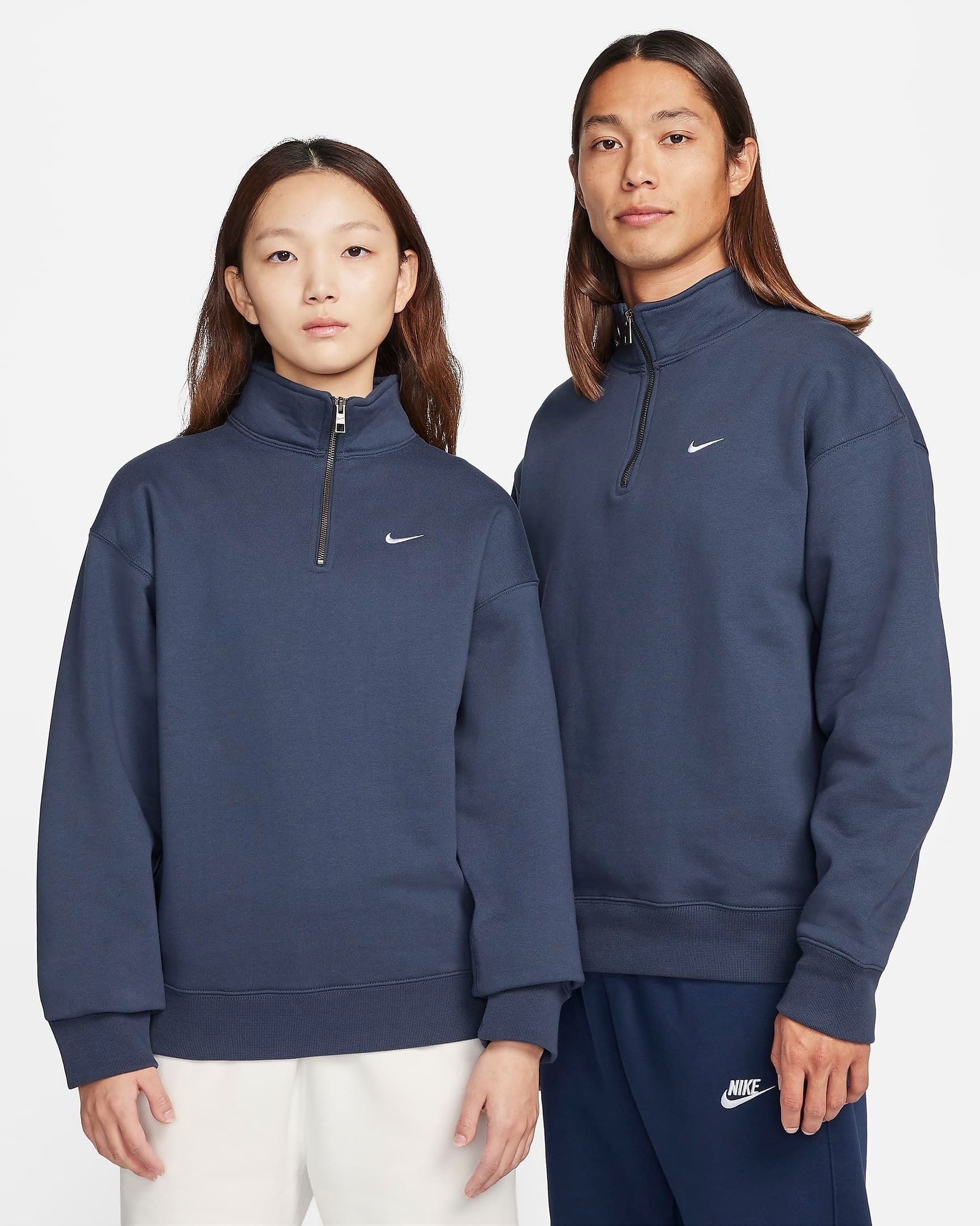 NIKE☆ナイキ ソロ スウッシュ 1/4ジップ トップ (Nike/スウェット