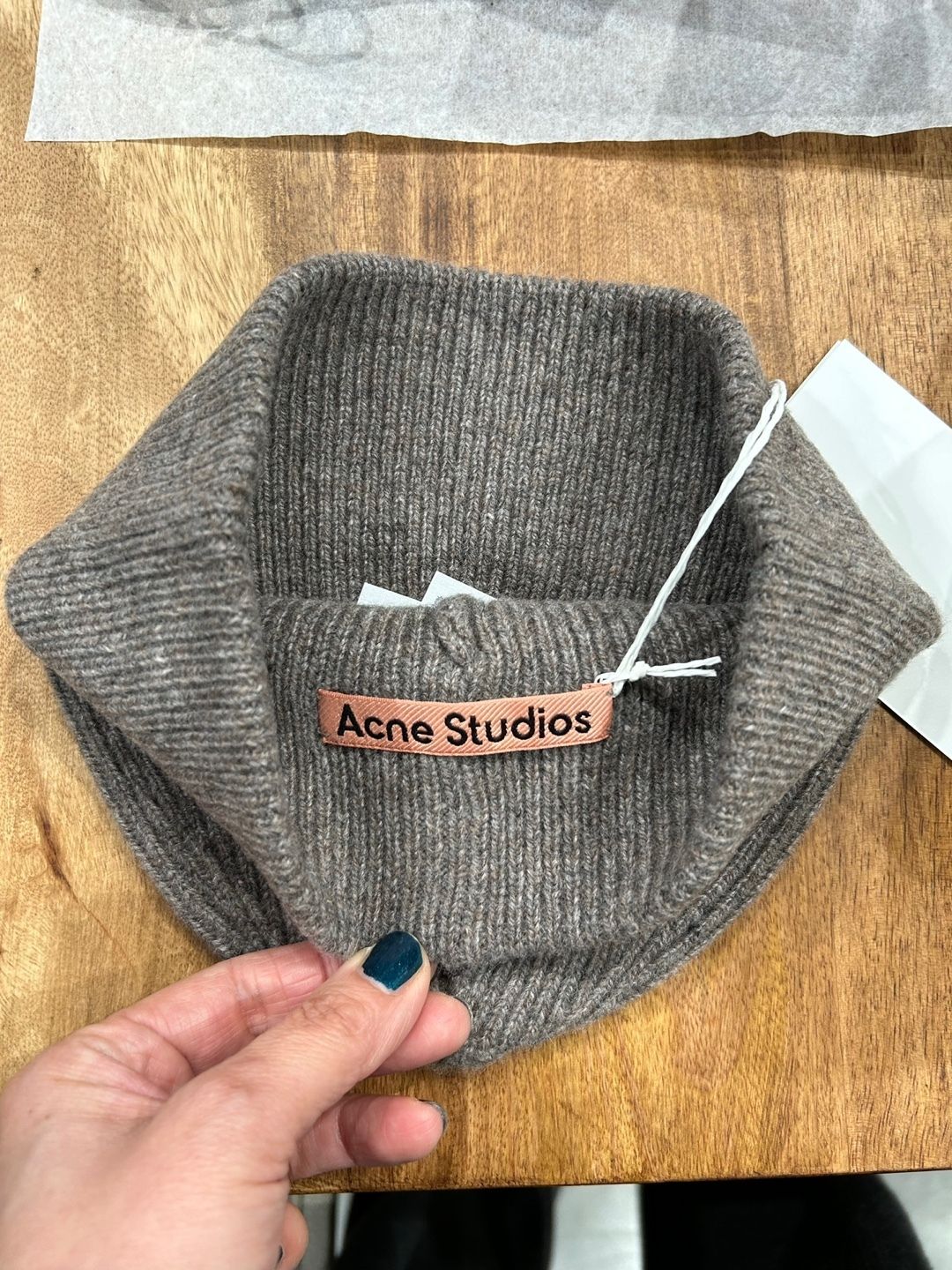 ACNE STUDIOS｜ウールカシミア ビーニー FN-UX-HATS000187 (Acne