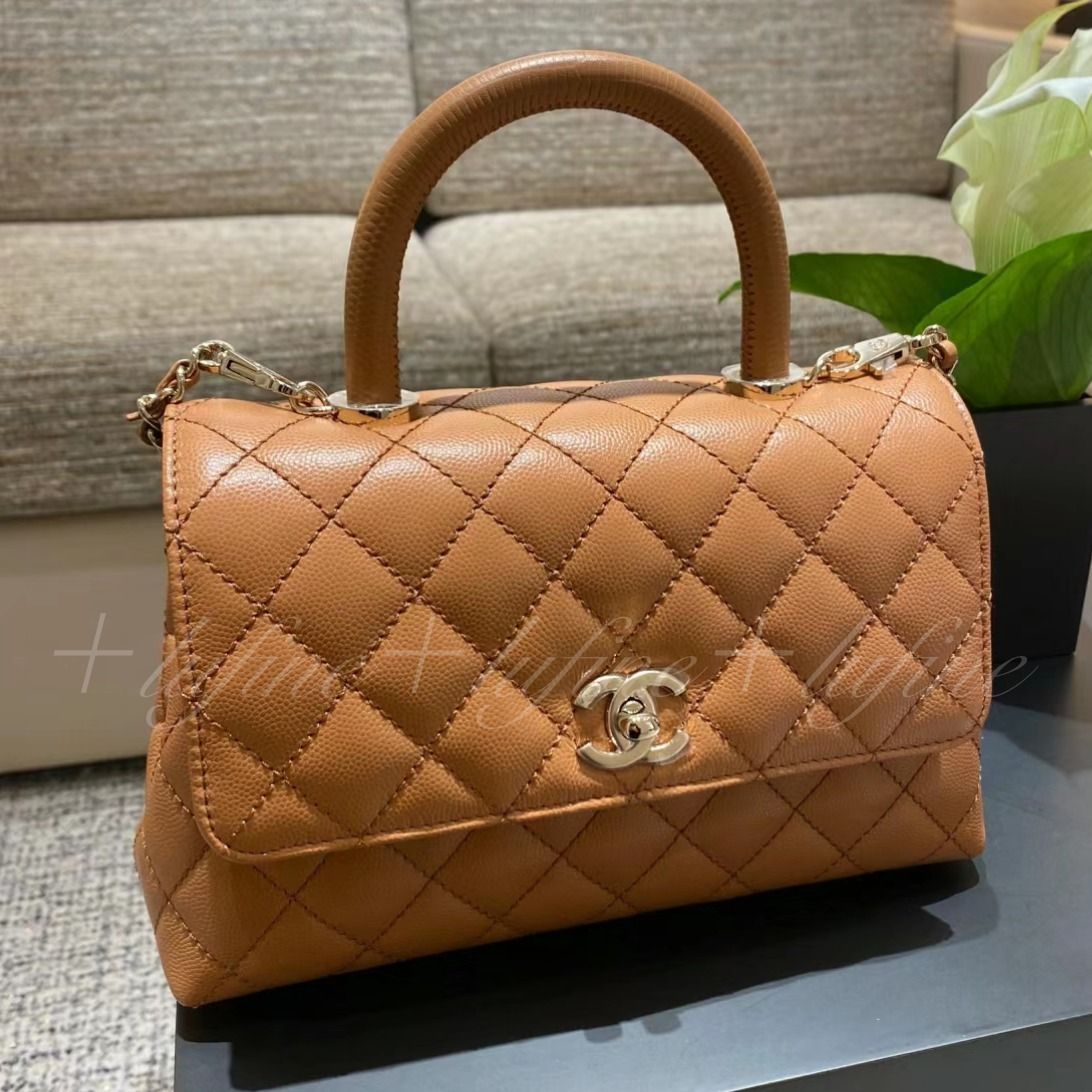 新作】CHANEL/シャネル ココハンドル 24cm XS ハンドバッグ (CHANEL