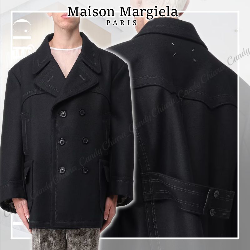 23AW NEW】Maison Margiela_men / ウールブレンド コート (Maison