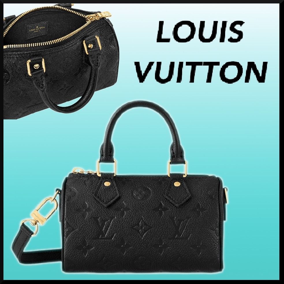 上品☆Louis Vuitton ナノ スピーディ ショルダーバッグ 調整可 (Louis