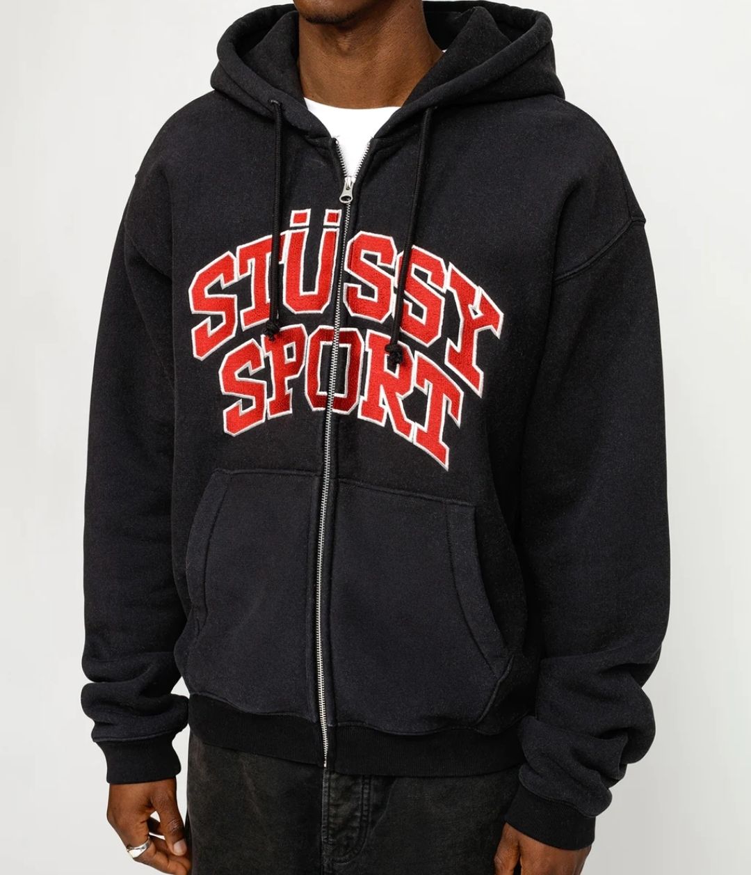 ☆24SS 最新作☆STUSSY SPORT ZIP HOODIE (STUSSY/パーカー・フーディ
