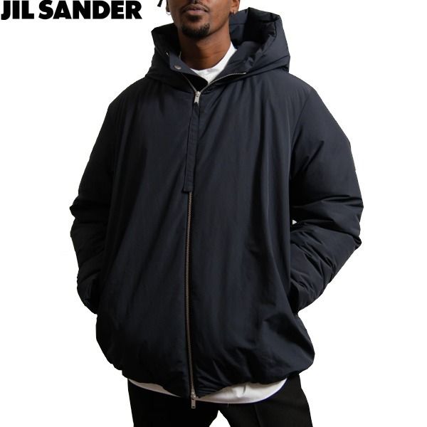 JIL SANDERジルサンダー ジップアップダウンジャケット ネイビー (Jil