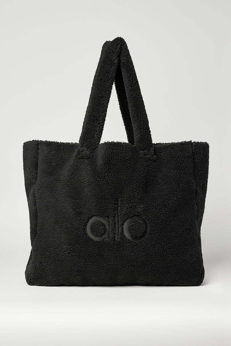 Alo Yoga】 FOXY SHERPA TOTE BLACK トートバッグ (ALO Yoga