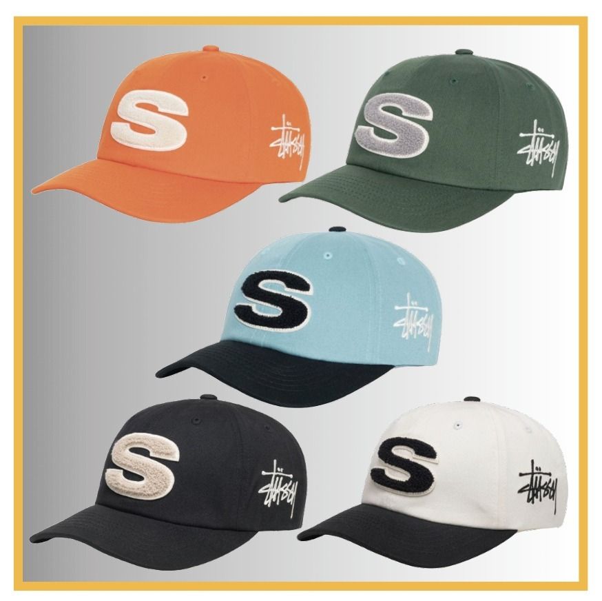 STUSSY☆定番のキャップ ロープロシェニールSスナップバック (STUSSY
