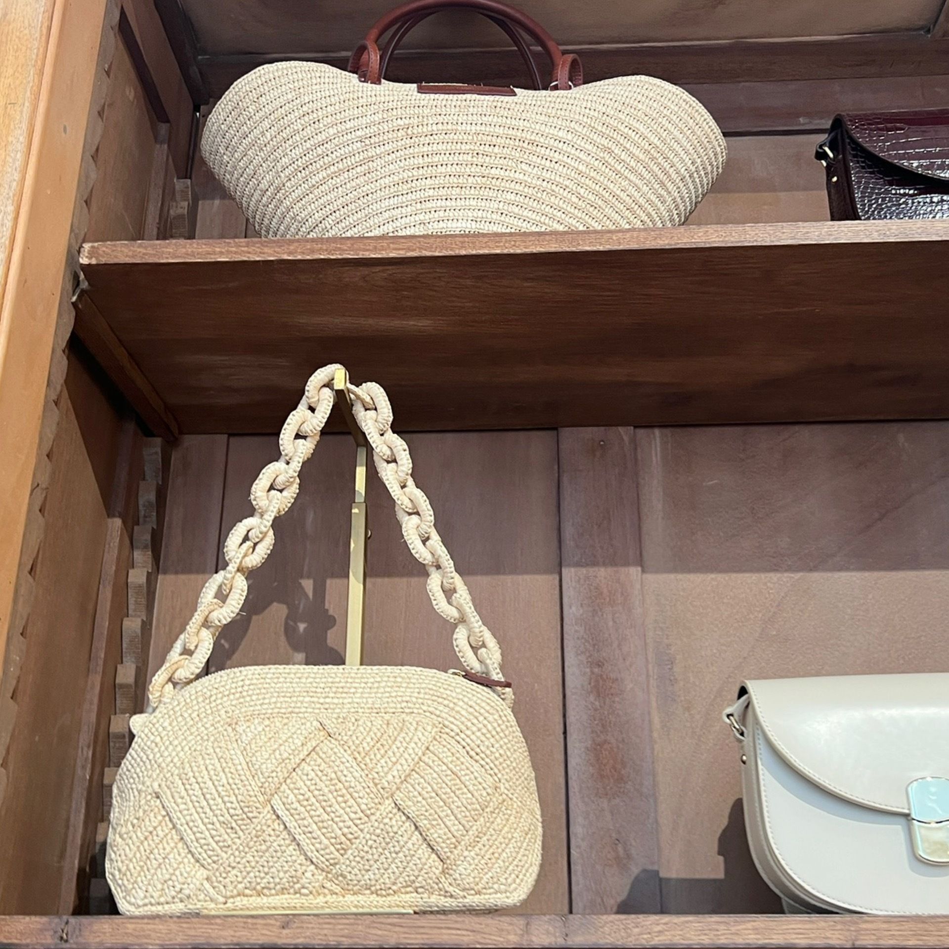 正規品】sezane セザンヌ カゴバッグ ミニ パニエ ラフィア 安心の国内