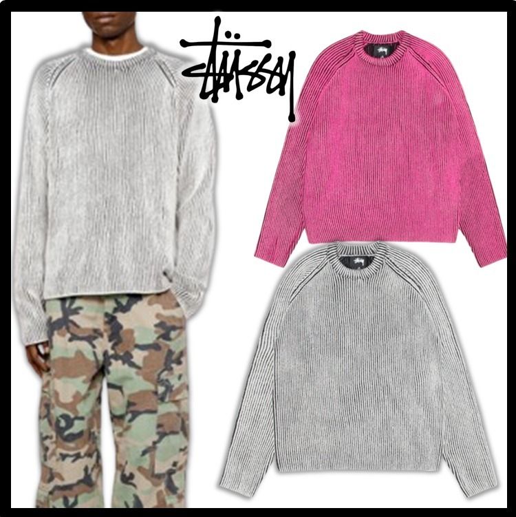 ☆送料・関税込☆Stussy☆CONTRAST RIB SWEATER☆ (STUSSY/ニット