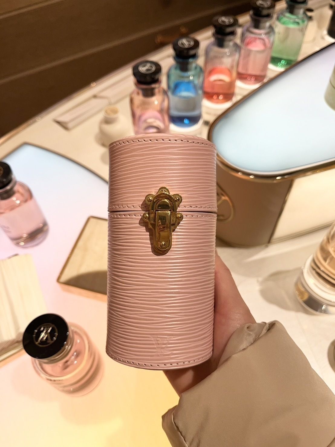 ギフト最適♪】ルイヴィトン☆トラベルケース 香水ケース (Louis