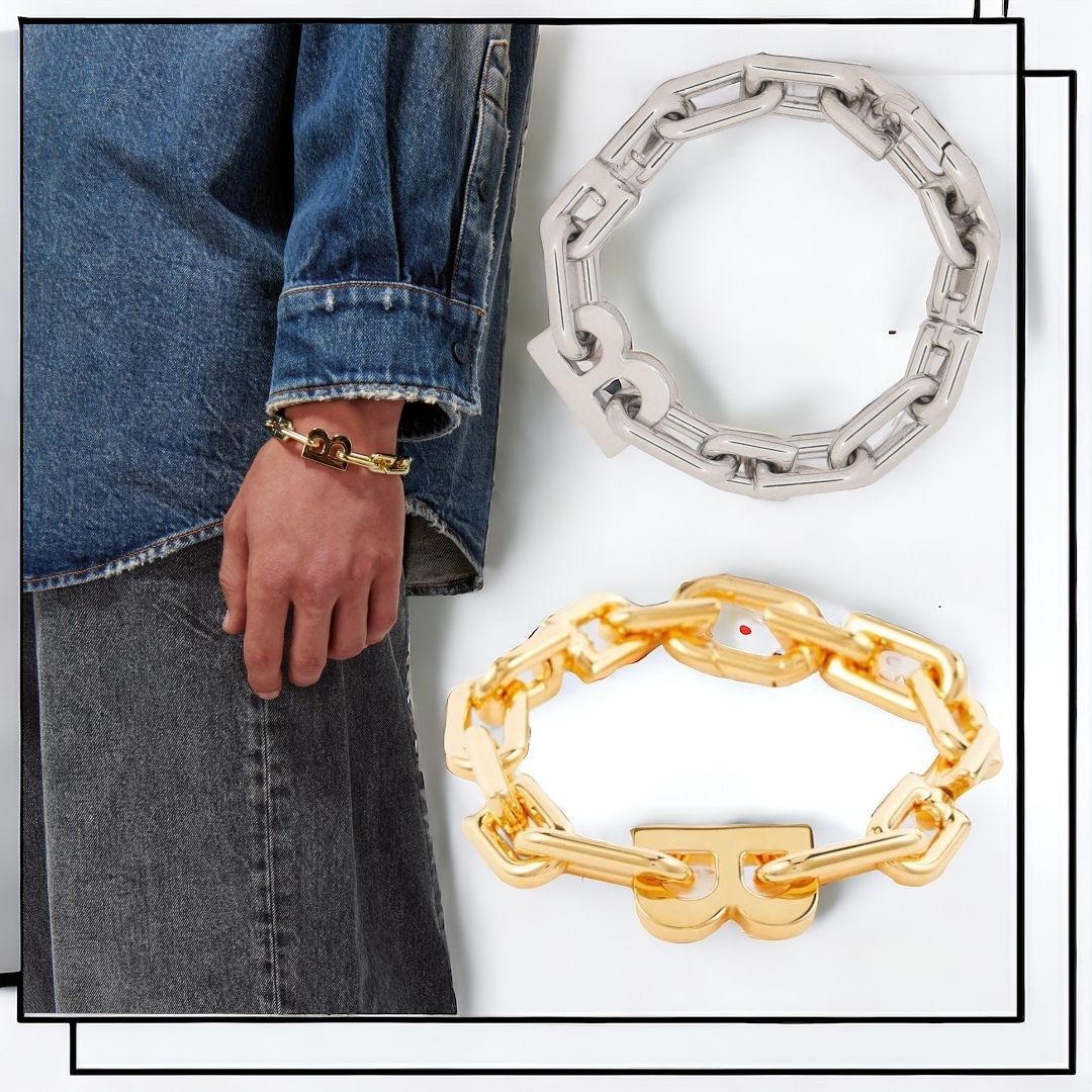 国内発】BALENCIAGA B CHAIN スリムブレスレット (BALENCIAGA
