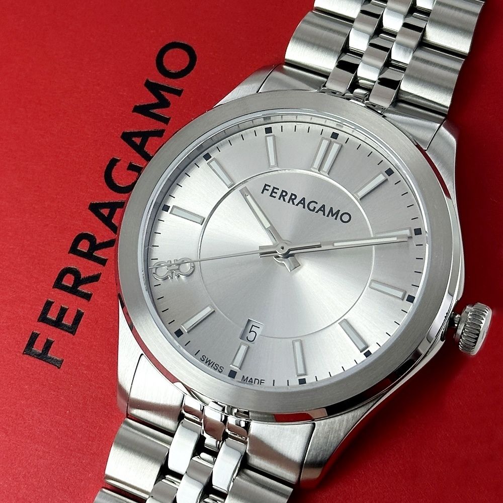 サルヴァトーレ フェラガモ 腕時計 メンズ シンプル ステンレス