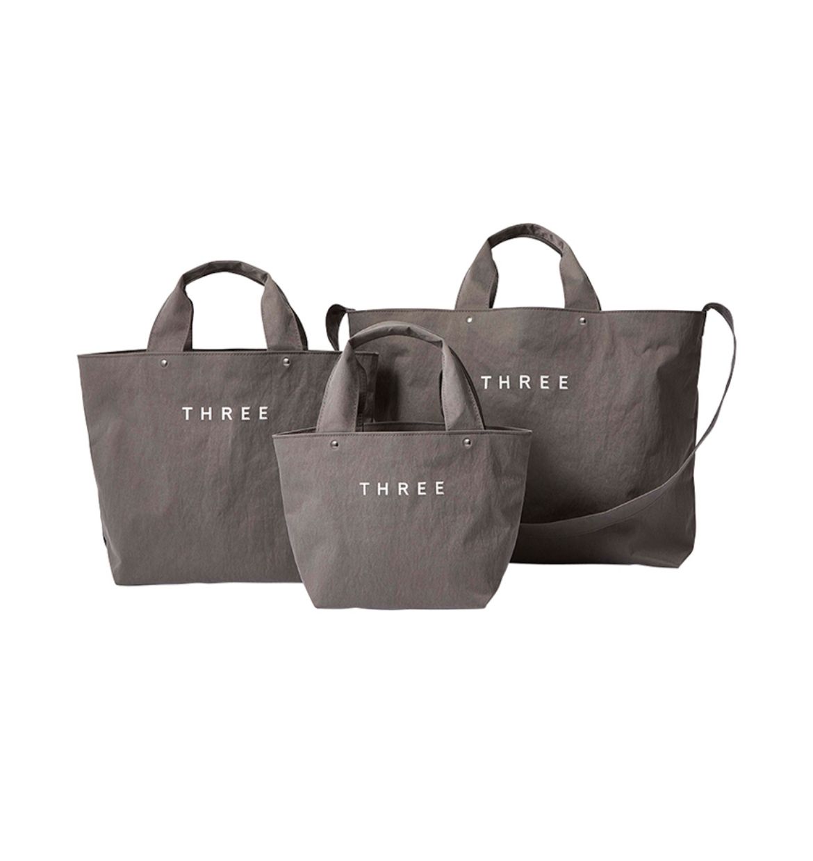 シンプルで使いやすい】THREE トート KO L (THREE/トートバッグ