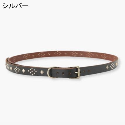 別注 Wネーム【HTC】RHCロンハーマン スタッズベルト レザー (Ron