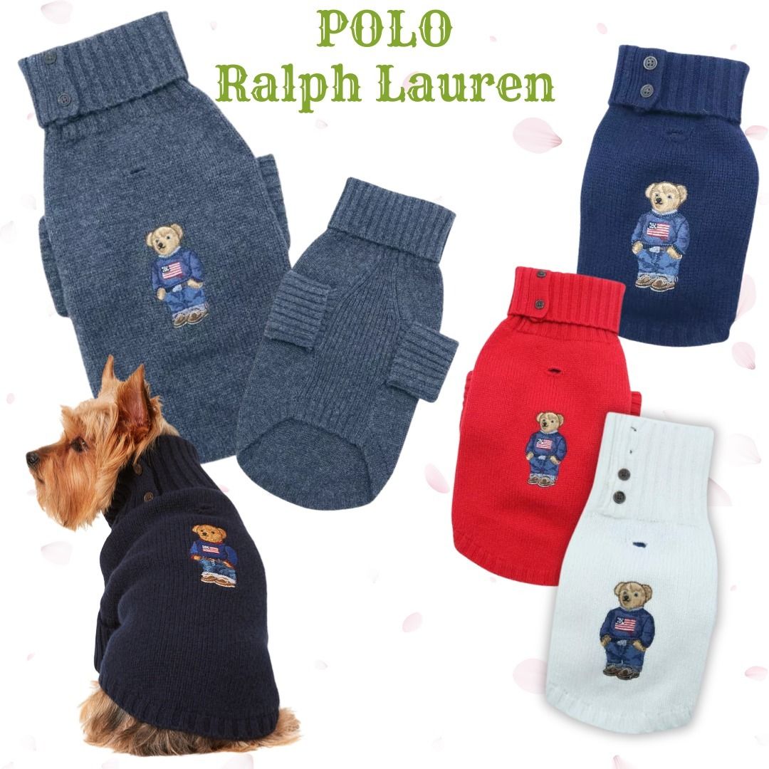 上品☆プレッピー【ラルフローレン】ウール混 ニット ジャンパー