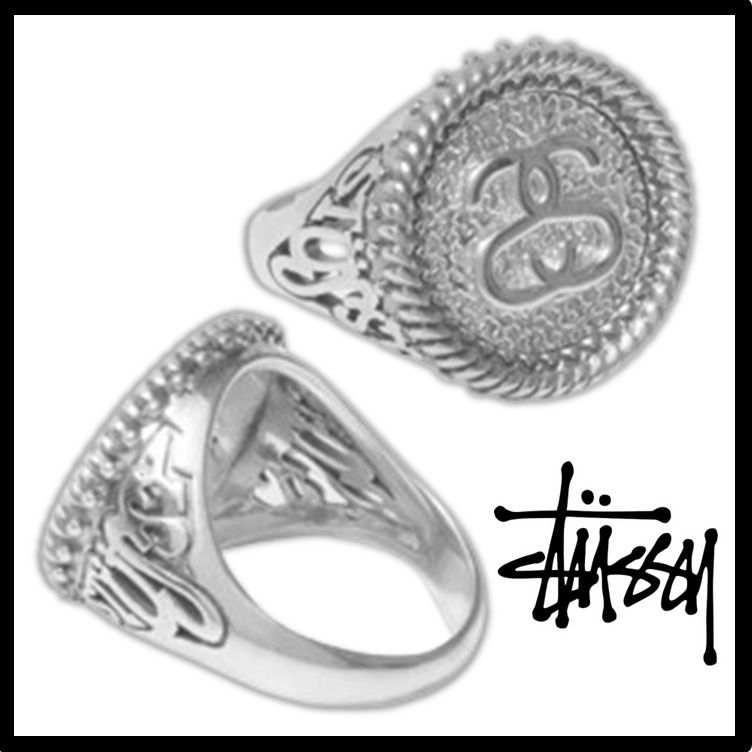☆関税込☆STUSSY☆SOVEREIGN RING STERLING SILVER☆ (STUSSY/指輪