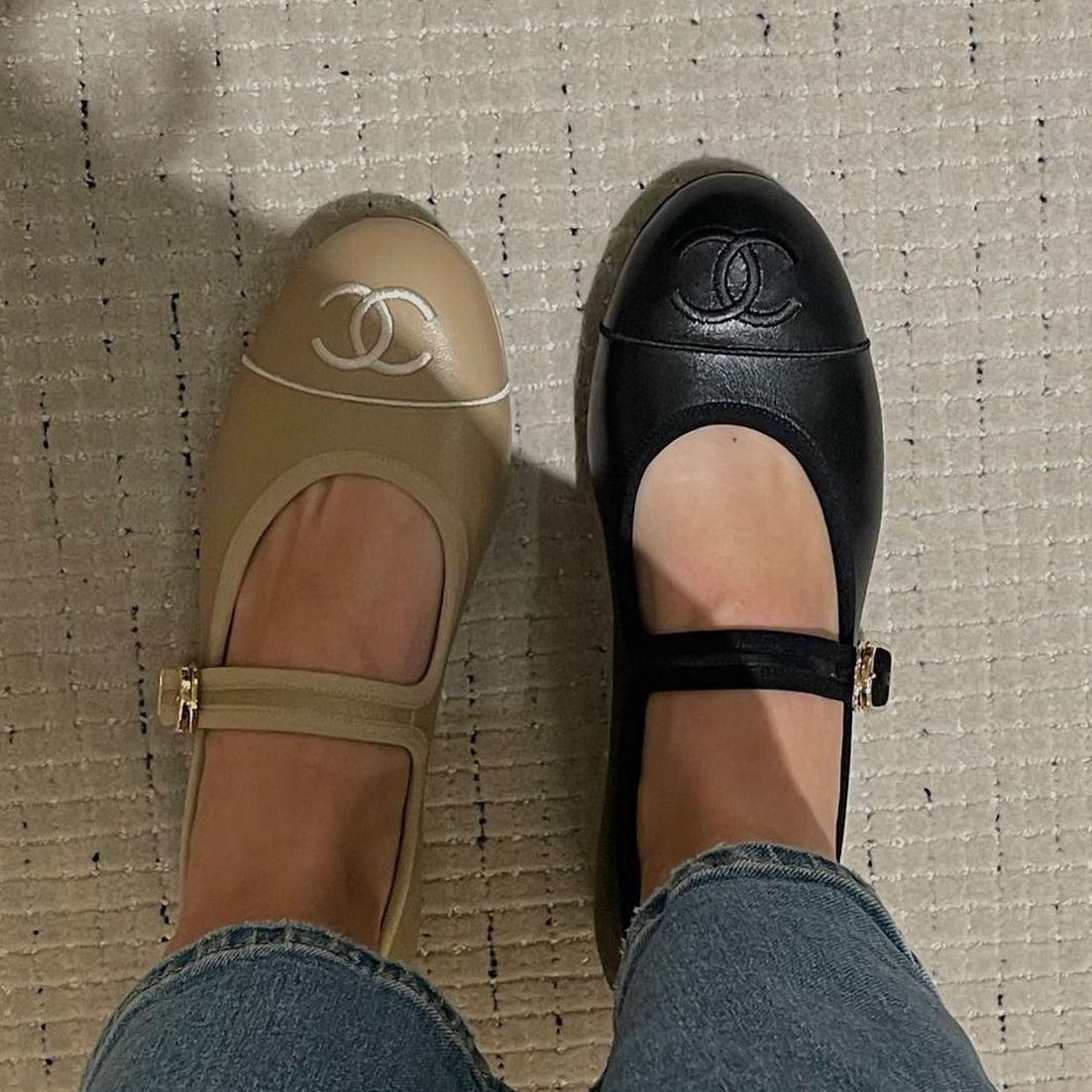 乙女心を掴むフェミニンテイスト♪】CHANEL メリージェーン (CHANEL