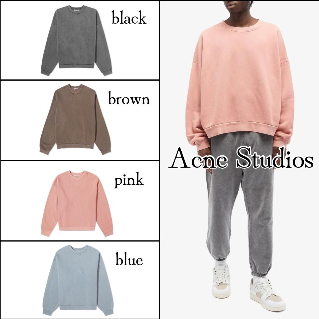 Acne studios】アクネ スウェット ロゴ ヴィンテージ 無地 (Acne