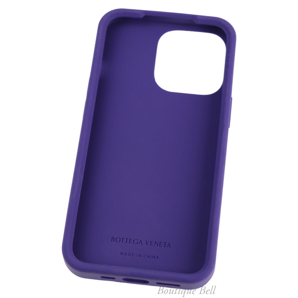 国内即発！ボッテガ・ヴェネタ iPhone13Proケース パープル (BOTTEGA