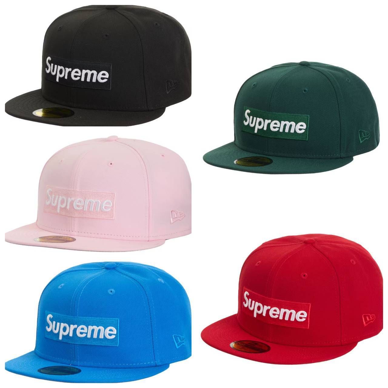 Supreme x Sharpie☆ボックスロゴ☆Box Logo New Era Fitted Cap