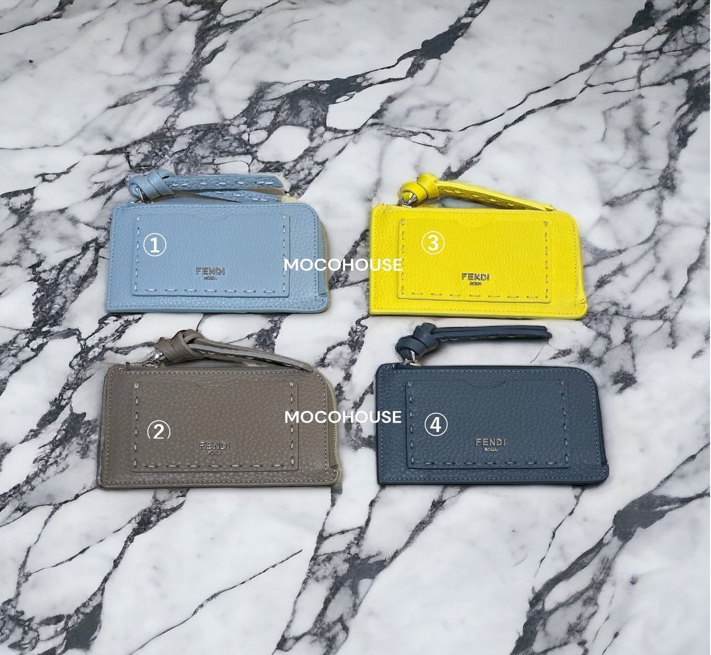 すぐ届く FENDI (フェンデイ) FFピーカブー カードケース (FENDI