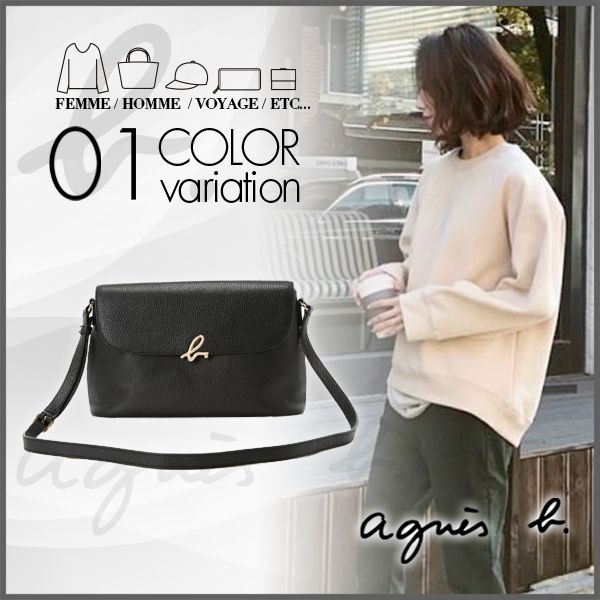agnes b.】アニエスベー IS12F－09 The b. ショルダーバッグ (Agnes b