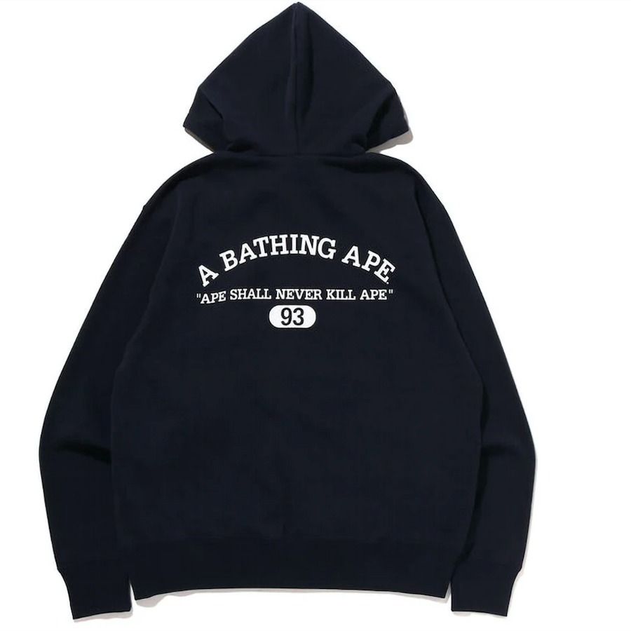 即お届け BAPE A BATHING APE RELAXED FIT PULLOVER HOODIE XL (A