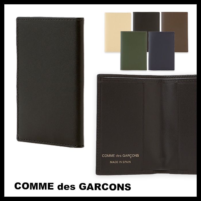COMME des GARCONS ウォレット クラシックレザー二つ折り名刺入 (COMME