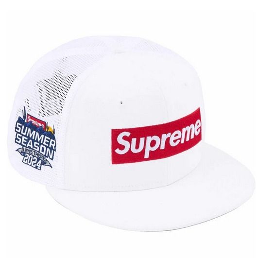 Supreme ボックス ロゴ ニュー エラ キャップ SS24 関税送料込