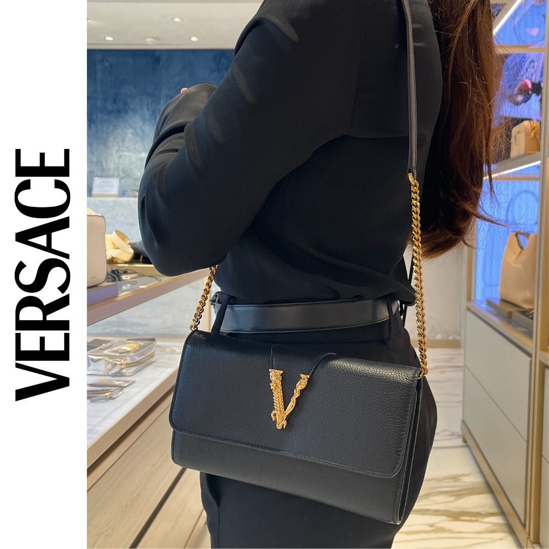 VERSACE】財布 チェーンウォレット ショルダー クラッチ (VERSACE