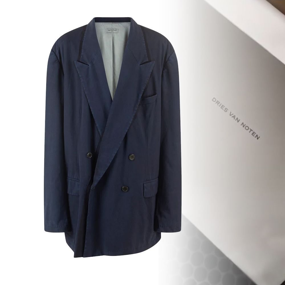 DRIES VAN NOTEN】SS24 ダブルブレスト ジャケット 送料関税込 (Dries