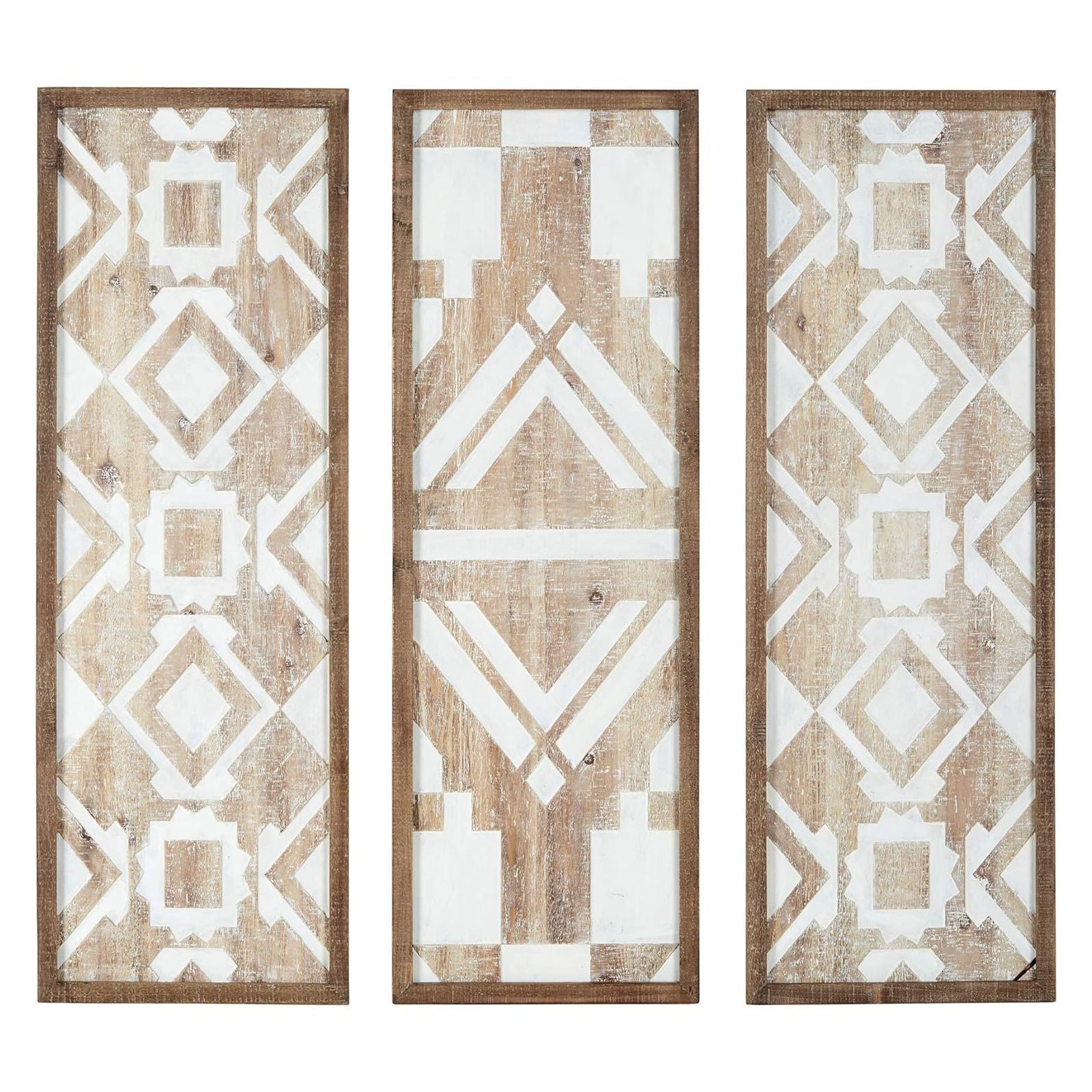 国内発送☆Madison Park ウッドパネル壁掛けアート 3枚組 (MADISON