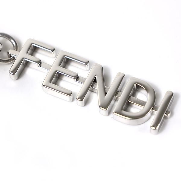 FENDI キーホルダー/キーリング シルバー カナビラ Fendigraphy (FENDI