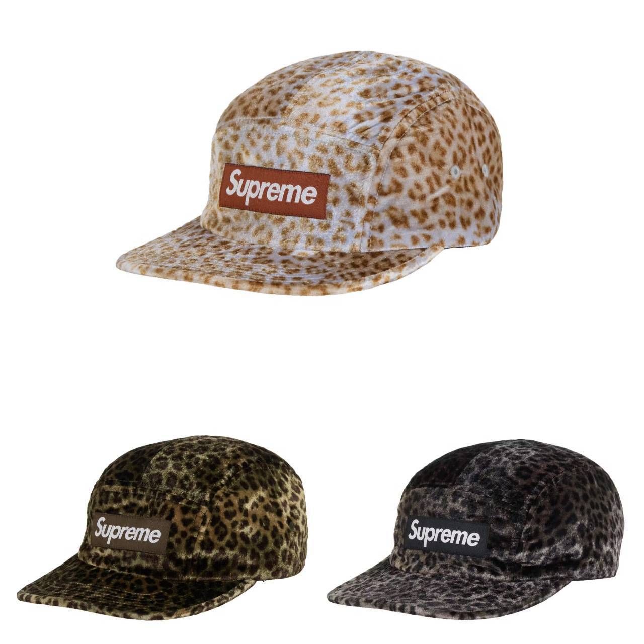 Supreme レオパード柄 キャップ 24FW SUPREME シュプリーム