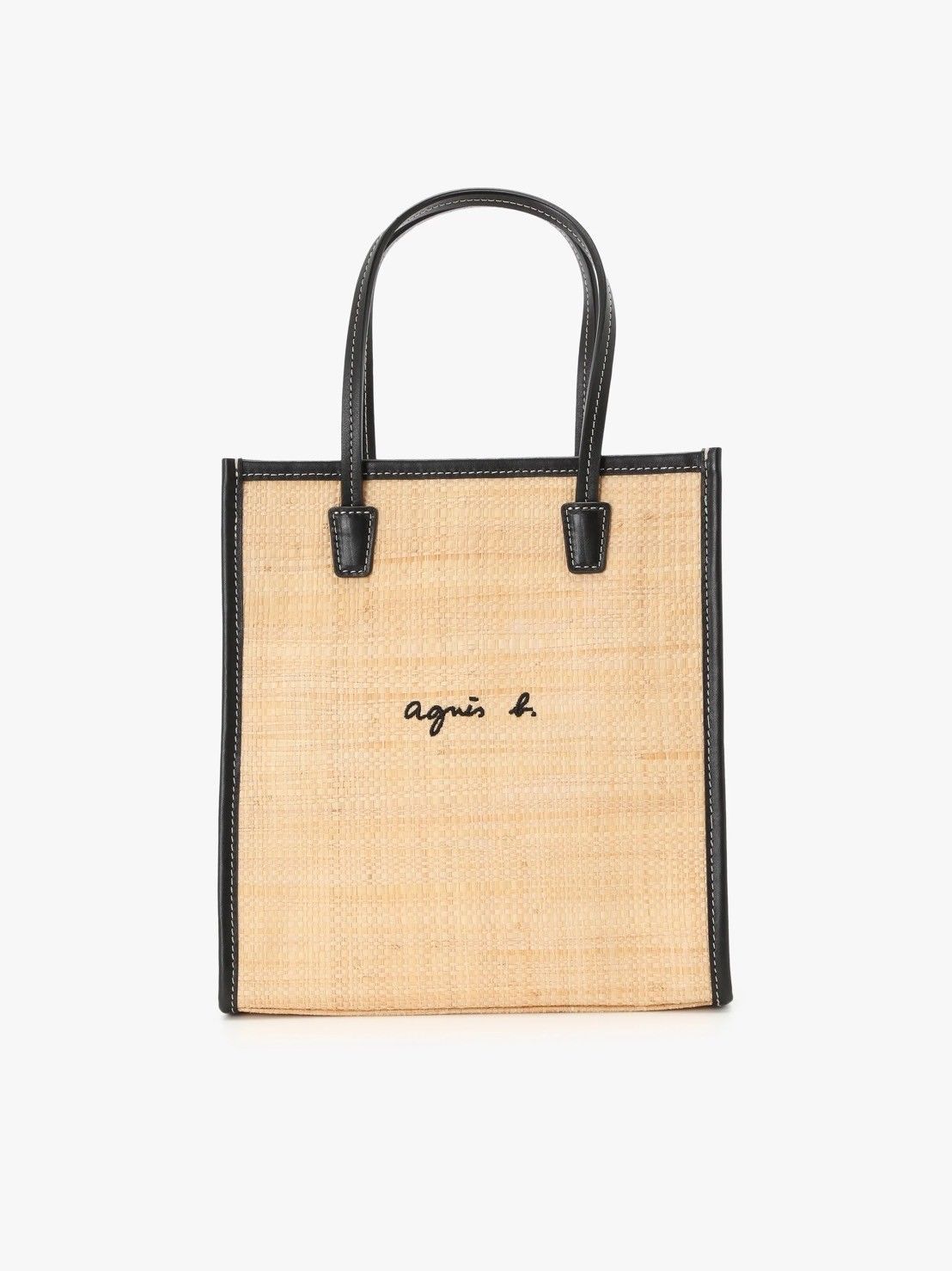 ☆agnes b. ☆大人気 ラフィアWAX35－01 トートバッグ/送料込 (Agnes b