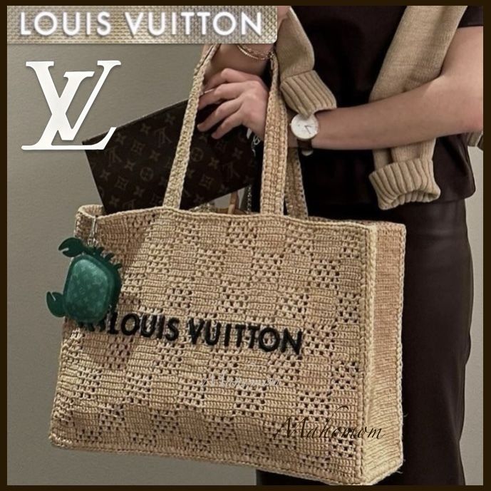 新作 ルイヴィトン☆ 国内発送♪ カゴバッグ トートバッグ 夏 (Louis