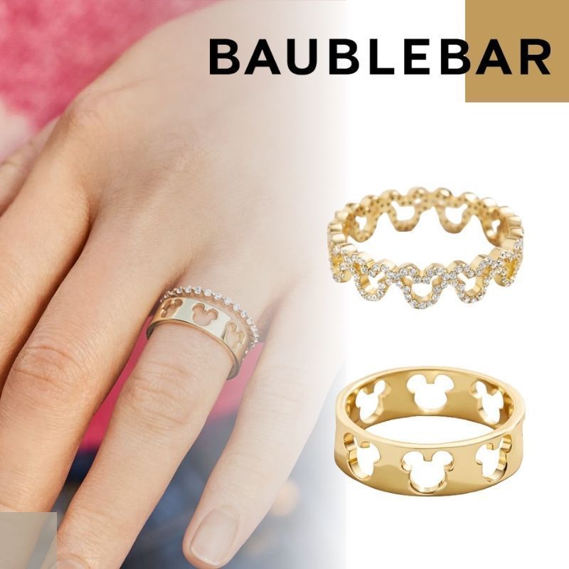 Baublebar Disney ミッキーマウス 18K ゴールド リング (Disney/指輪